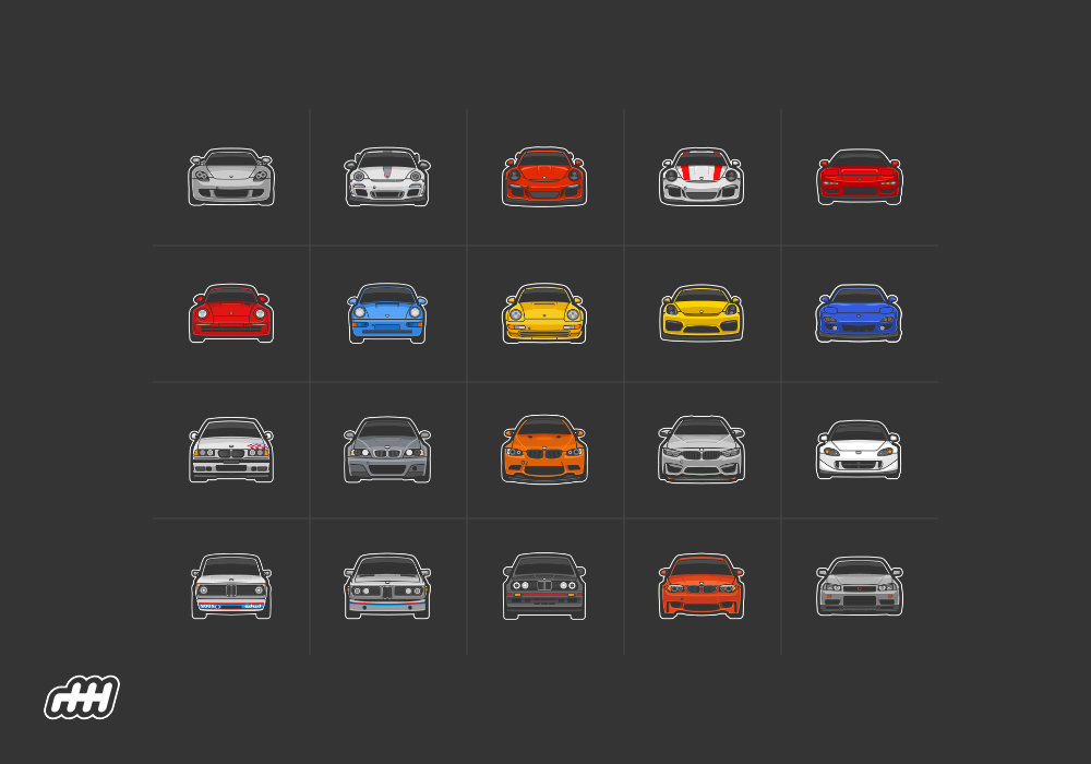 Stickershift Cars